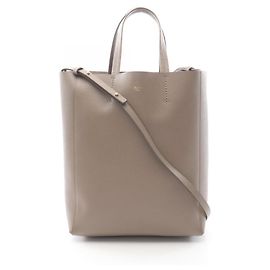 Céline Celine Vertical Small Cabas 2-Way Tote Bag Beige