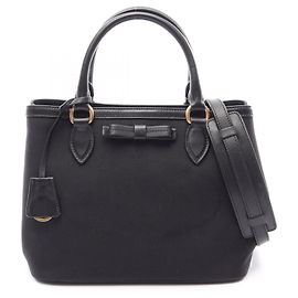 Sac à main PRADA LOGO JACQUARD Noir