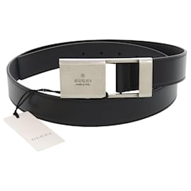 Gucci Leather Black Belt Black