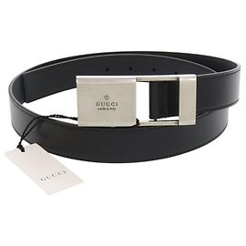 Gucci Ledergürtel Schwarz Schwarz