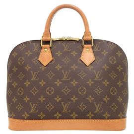 Borsa Louis Vuitton Alma Monogram Marrone