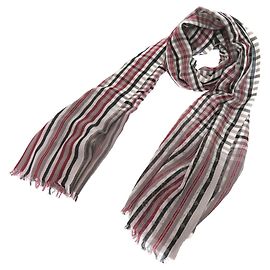 Estola Louis Vuitton Madras Check Monogram Marrom Preto Vermelho