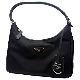 Borsa Prada Re-Edition 2005 in nylon nero Nero