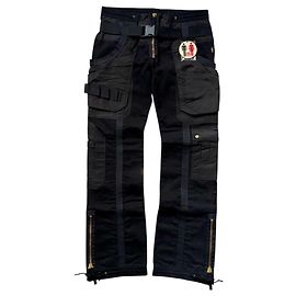 Jean Paul Gaultier Pantaloni cargo con tasche multiple Nero