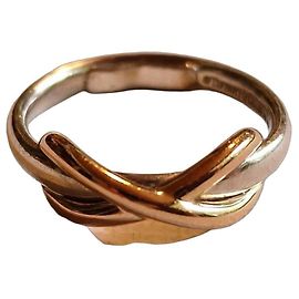 Anello Tiffany & Co. Infinity in argento sterling 925 e oro giallo 750/000 Silver hardware Gold hardware