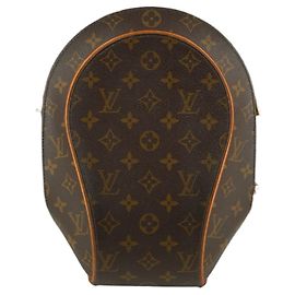 Louis Vuitton Moogram Canvas Ellipse Backpack Shoulder Bag Brown