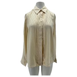 Tommy Hilfiger Beige Cotton Blouse Beige