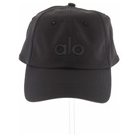 Gorra de algodón negra Yves Salomon ALO Negro