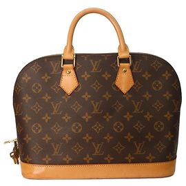 Louis Vuitton Monogram Alma Handtasche Beige