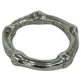 Tiffany & Co Tiffany Bamboo Sterling Silver 925 Ring Silvery
