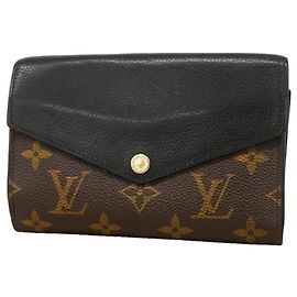 Louis Vuitton Monogram Portefeuille Pallas Compact Wallet Brown