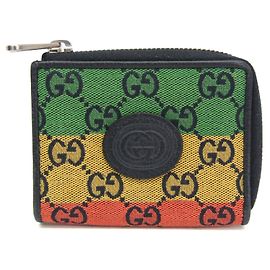 Gucci Interlocking G Compact Wallet Multiple colors Navy blue