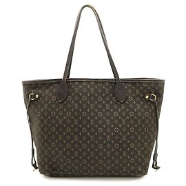 Sac cabas Louis Vuitton Monogram Idylle Neverfull MM Gris anthracite