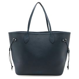 Louis Vuitton Epi Neverfull PM Tote Bag Blue