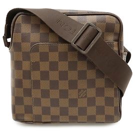 Louis Vuitton Damier Olaf PM Shoulder Bag Pochette N41442 Brown