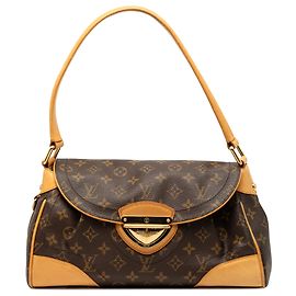 Louis Vuitton Marrón Monogram Beverly MM Castaño