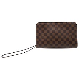 Pochette Louis Vuitton Saint Louis en Damier Ebene marrón Castaño