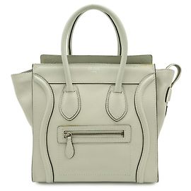 Céline Sac cabas CELINE Luggage Micro Shopper Gris