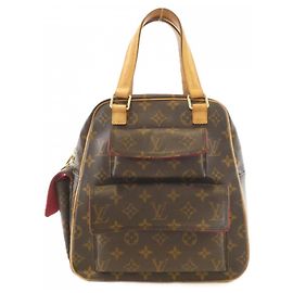 Borsa Louis Vuitton Monogram Excentri Cité Marrone