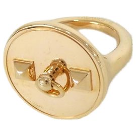 Hermès Hermes Collier de Chien Sciarpa Anello D'oro