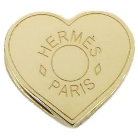 Hermès Anel de lenço Hermes Mini Cool Dourado