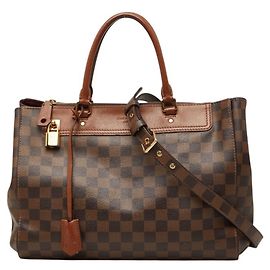 Bolsa Louis Vuitton Damier Greenwich Marrom