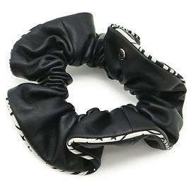 Hermès Scrunchie Claudia Hermes Nero Bianco
