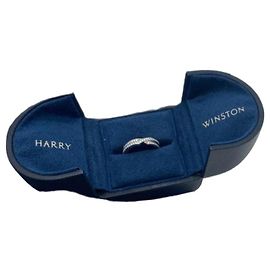 Harry Winston HW Platin Diamantring Silber
