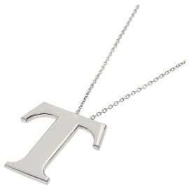 Collar de plata Tiffany & Co. T Logo Otro