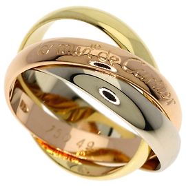 Anello Cartier Trinity in oro bianco oro giallo e oro rosa Altro