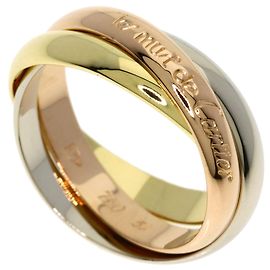 Bague Cartier Trinity en or rose blanc et jaune 18K Autre