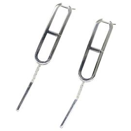 Hermès Hermes Ever Chaine d'Ancre Silver Stud Earrings Other