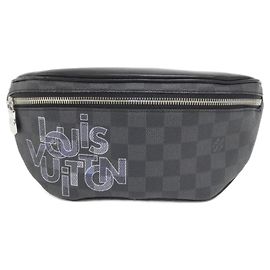 Louis Vuitton Damier Graphite Shoulder Bag Grey Damier ebene