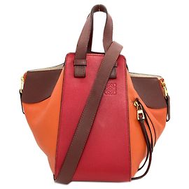 Sac à main 2-en-1 Loewe Hammock Small Marron Orange