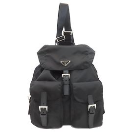 Zaino Prada in nylon nero Nero