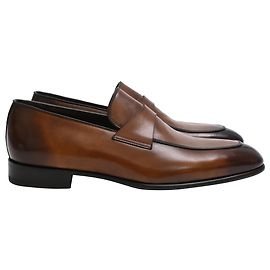 Mocassins slip-on Tom Ford em couro marrom Marrom Vermelho
