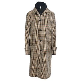 Gabardina Lenthorne de Burberry con estampado de cuadros en algodón marrón Castaño