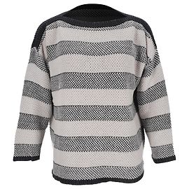 Suéter de punto a rayas Max Mara Weekend en algodón multicolor Multicolor