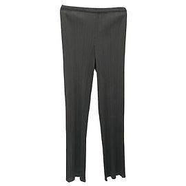 Pleats Please Issey Miyake Hose aus Polyester in Grau Grau