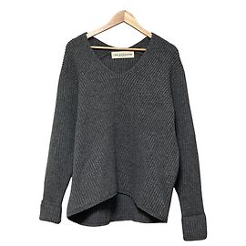 Autre Marque THE SHINZONE VOLUME V-AUSSCHNITT Wollstrickpullover Braun