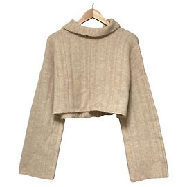 Autre Marque LE CIEL BLEU Alpaca Blend Pullover Beige Other