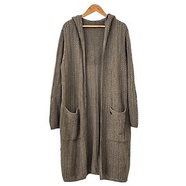 Autre Marque Cardigan en maille de lin FOXEY Lierre Marron Kaki