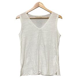 S Max Mara Rips-Strick-Tanktop Weiß Aus weiß