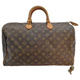 Louis Vuitton Speedy Bandouliere Bag Monogram Canvas 40 Brown