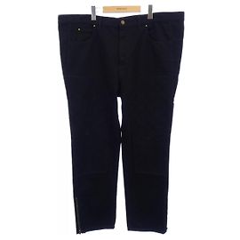 Louis Vuitton Monogram Detail Carpenter Denim Pants Black