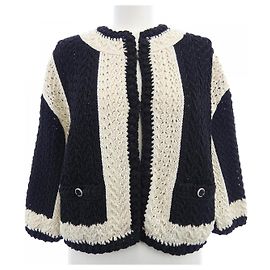 Chanel Collarless Jacket Black