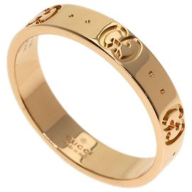 Anillo Icon Band Gucci en oro rosa de 18K Otro