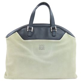 Loewe Anagram Tote Bag Navy blue