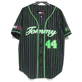 Autre Marque Camicia da baseball in cotone Tommy Hilfiger Nero
