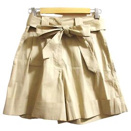 Short largo com pregas Prada Bege